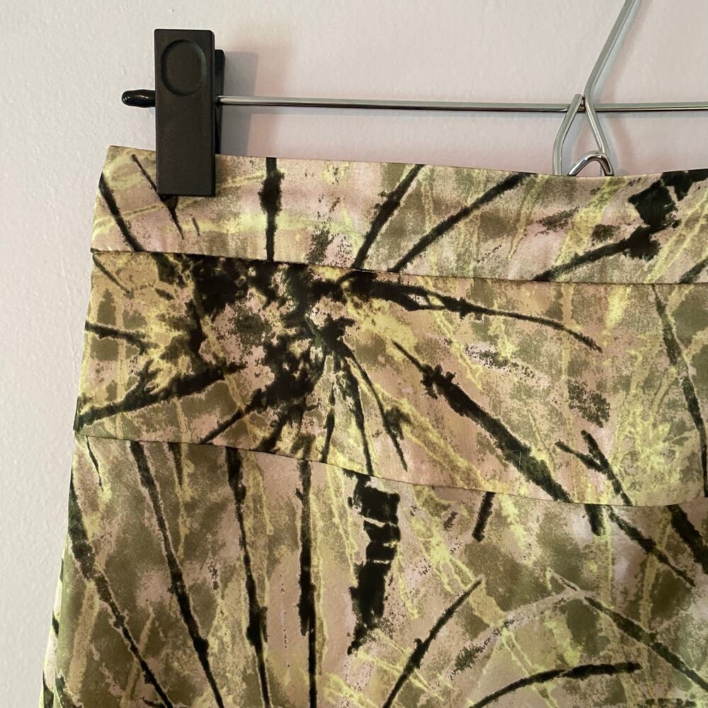 Free People Normani Bias Printed Pink Black Swirl Midi Skirt Hippie Women size 2 - Picture 3 of 8